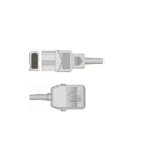 SpO2 Extension Cable compatible with Spacelabs